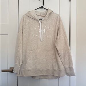 Under Armour Women's Light Gray Hoodie Sweater